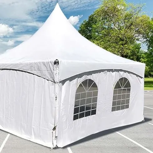 TentandTable 15′ x 15′ Premium Blockout Sidewall Kit for High Peak Canopy Tents White