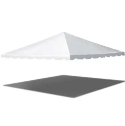 TentandTable 20-Foot x 20-Foot Tent Top White