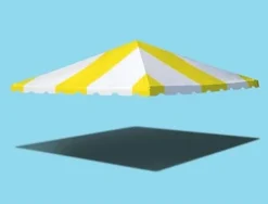 TentandTable 20-Foot x 20-Foot Tent Top Yellow