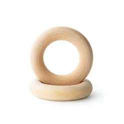 That Wood Work 300 Pcs Wooden Toss Rings 2-1/4″ OD