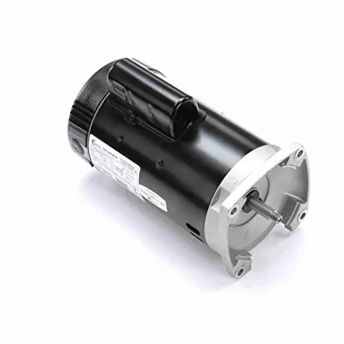 The Pool Supply Shop 1.5 HP Square Flange Full-Rated Pool and Spa Pump Motor Black