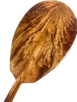 Tikimaster Blonde Curly Mango Outrigger Paddle 50 Inch T-Handle