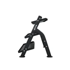 TKO 3-Tier Dumbbell & Kettlebell Rack | Home Gym Organizer | Black Stand