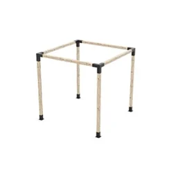TOJAGRID Pergola Kit for 4×4 Wood Posts Black
