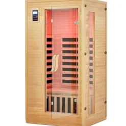Towallmark Low EMF Infrared Sauna for Home Wood