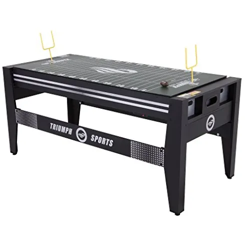 Triumph Sports 72″ 4 in 1 Multi-Game Swivel Table Black
