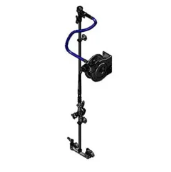 T&S Brass Enclosed Hose Reel Assembly 12′ Epoxy-Coated with Exposed Piping and B-0107-C
