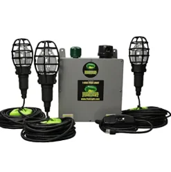 Underwater FishLight 175W Triple Dock Light with 50′ Marine Grade Wire Natural Green
