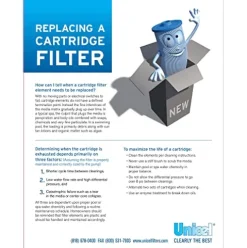 Unicel Pool Spa Clean & Clear 520 Cartridge Filter C-7472 (6 Pack)
