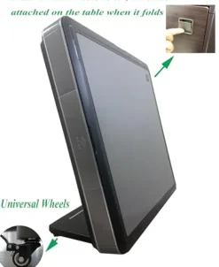 usamjtable Automatic Mahjong Table Champagne Pedestal Folding Style Green