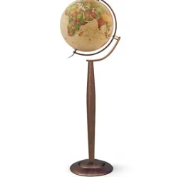 Waypoint Geographic Lyon 15″ Illuminated Globe, Multi-Directional Mount, Classic Antique