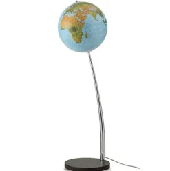 Waypoint Geographic Vertigo 15” Illuminated Standing Floor Globe Blue