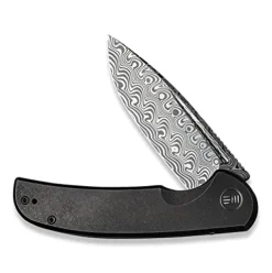 WE Beacon Framelock Damascus Knife Multi