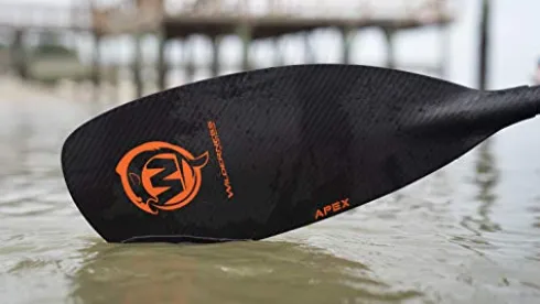Wilderness Systems Apex Carbon Angler Kayak Fishing Paddle | Carbon Fiber Blade | Adjustable Shaft (240-260cm) Black