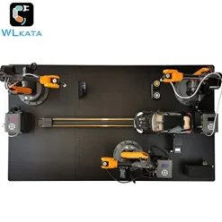 wlkata Sliding Rail Set Mirobot Education Industrial Robot Arm Black