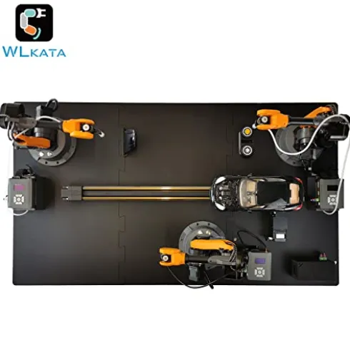 wlkata Sliding Rail Set Mirobot Education Industrial Robot Arm Black