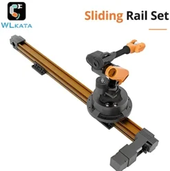 wlkata Sliding Rail Set Mirobot Education Industrial Robot Arm Black