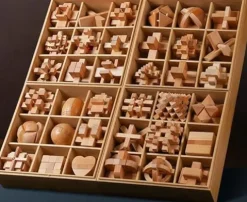 WYDYSLA Lu Ban Kongming Puzzle Set 36 Pieces Gift Box