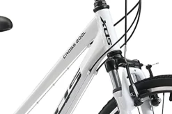 XDS Women’s Cross 200 21-Speed Step-Through Hybrid Bicycle White