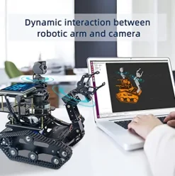 XiaoR Geek Jetson Nano AI Robot Kit with Arm and Touchscreen