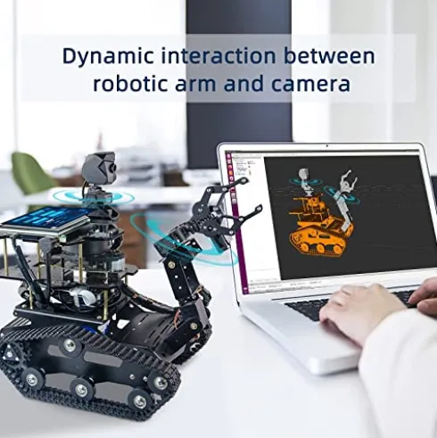 XiaoR Geek Jetson Nano AI Robot Kit with Arm and Touchscreen
