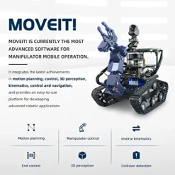 XiaoR Geek Jetson Nano AI Robot Kit with Arm and Touchscreen