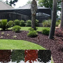 YardWiseUSA Rubber Landscape Mulch Mocha Brown