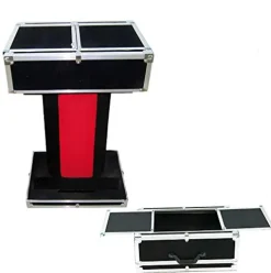 ZQION Carrying Case & Fold-up Table Base for Magic Tricks
