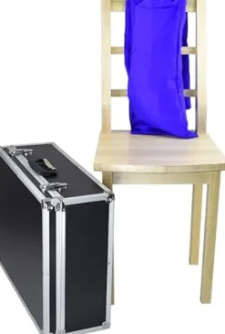 ZQION Floating Chair Silk Stage Magic Trick Illusion Prop White