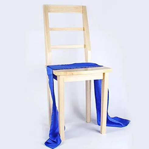 ZQION Floating Chair Silk Stage Magic Trick Illusion Prop White