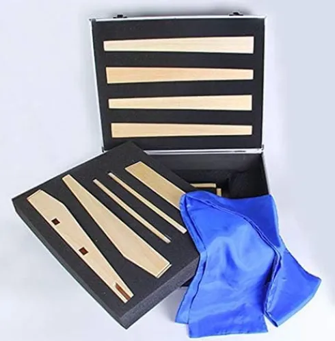ZQION Floating Chair Silk Stage Magic Trick Illusion Prop White