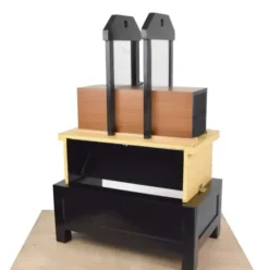 ZQION Tri-Section Magic Illusion Box for Professional Magicians