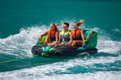ZUP ZUP Zoom Three 3 Person Towable Tube Teal/Black